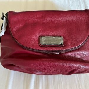 Marc by Marc Jacobs Burgundy Leather Shoulder Bag